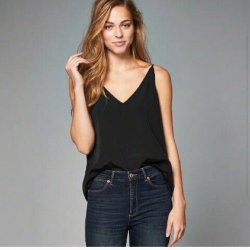 A&F Essentials Black Cami